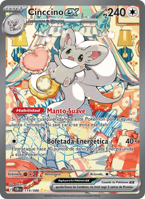 Cinccino ex 119/086 · Caos Creciente