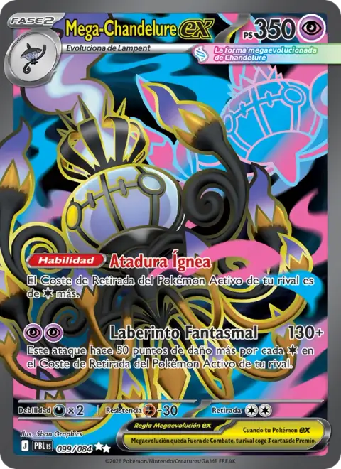 Mega-Chandelure ex 99/120 · Oscuridad Absoluta