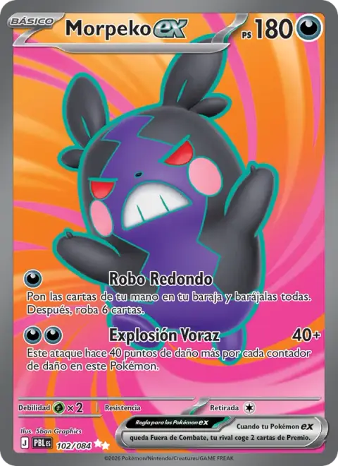 Morpeko ex 102/120 · Oscuridad Absoluta