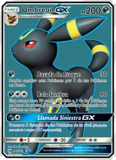 Umbreon-GX 142/149 · Sol y Luna