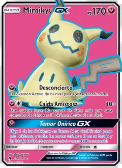 Mimikyu-GX 206/214 · Truenos Perdidos