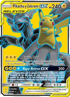 Pikachu & Zekrom-GX 162/181 · Union de Aliados