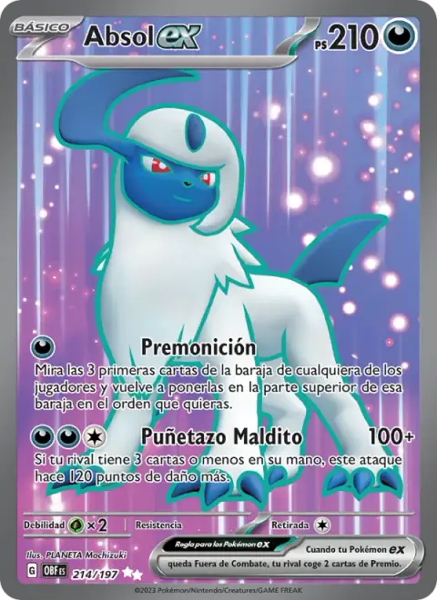 Absol ex 214/197 · Llamas Obsidianas