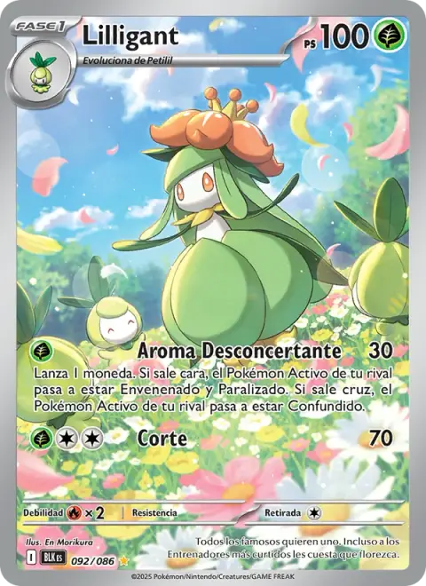 Lilligant 92/086 · Fulgor Negro