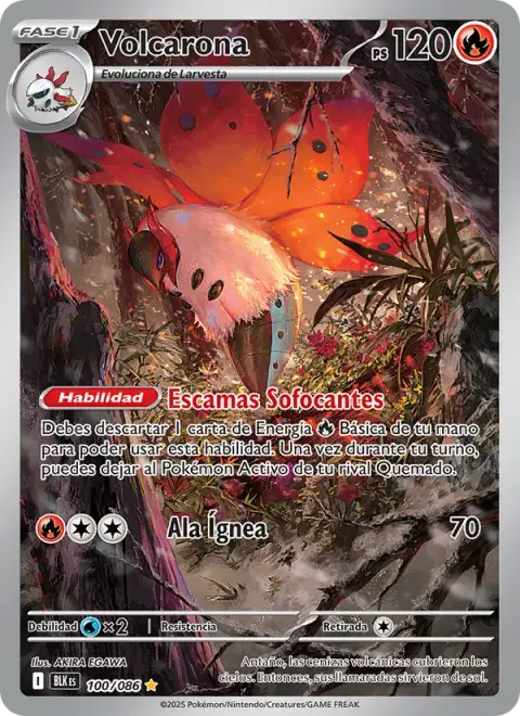 Volcarona 100/086 · Fulgor Negro