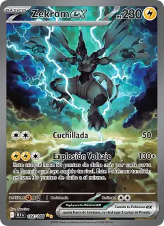Zekrom ex 166/086 · Fulgor Negro