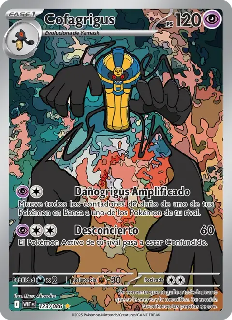 Cofagrigus 123/086 · Llama Blanca