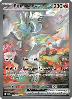 Reshiram ex 166/086 · Llama Blanca