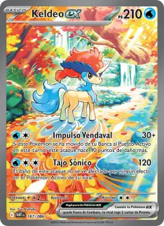 Keldeo ex 167/086 · Llama Blanca
