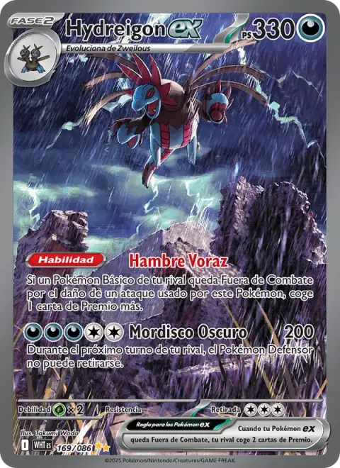 Hydreigon ex 169/086 · Llama Blanca