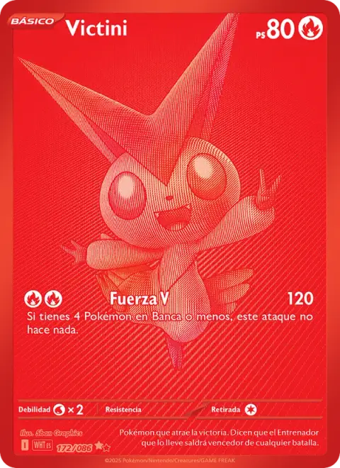 Victini 172/086 · Llama Blanca