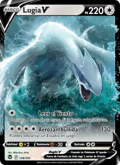 Lugia V 138/195 · Tempestad Plateada