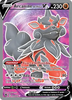 Arcanine de Hisui V 179/195 · Tempestad Plateada