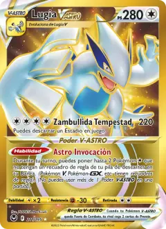 Lugia V-ASTRO 211/195 · Tempestad Plateada