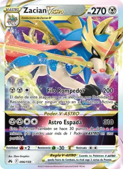 Zacian V-ASTRO 096/159 · Cenit Supremo