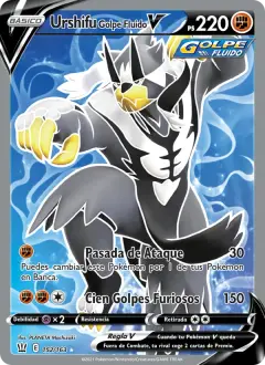 Urshifu Golpe Fluido V 152/163 · Estilos de Combate