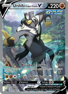 Urshifu Golpe Fluido V 153/163 · Estilos de Combate