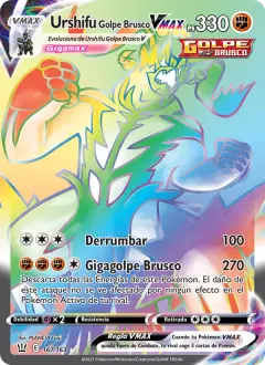 Urshifu Golpe Brusco VMAX 167/163 · Estilos de Combate