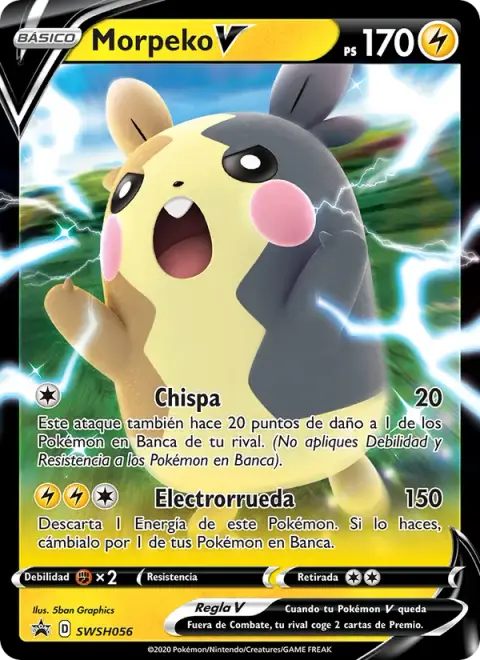Morpeko V SWSH056 · Cartas de promoción ESES