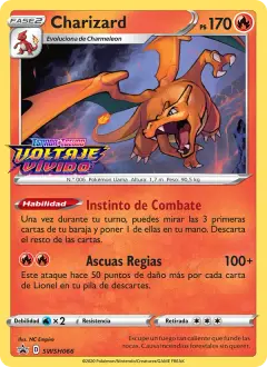 Charizard SWSH066 · Cartas de promoción ESES