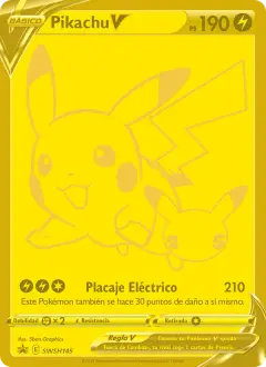 Pikachu V SWSH145 · Cartas de promoción ESES