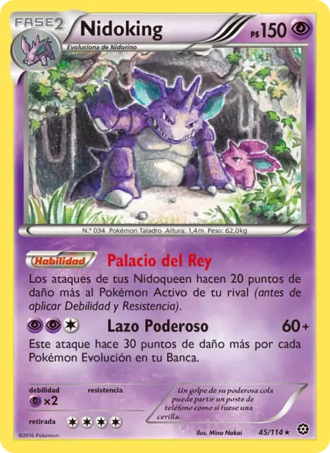 Nidoking 45/114 · Asedio de Vapor