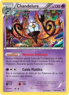 Chandelure 43/119 · Fuerzas Fantasmales
