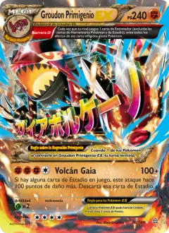 Primal Groudon-EX 86/160 · Duelos Primigenios