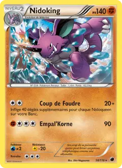 Nidoking 58/116 · Glaciation Plasma