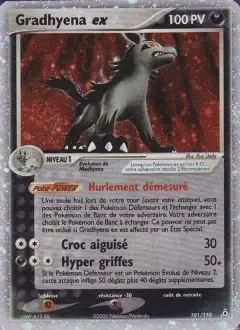 Gradhyena ex 101 · EX Fantômes Holon