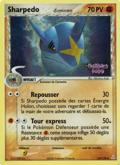 Sharpedo δ 53 · EX Fantômes Holon
