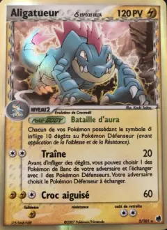 Aligatueur δ 2 · EX Île des Dragons