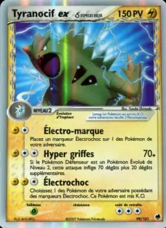 Tyranocif ex δ 99 · EX Île des Dragons