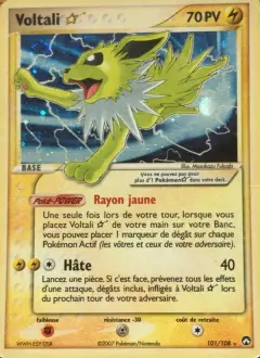 Jolteon ★ 101 · EX Gardiens du Pouvoir