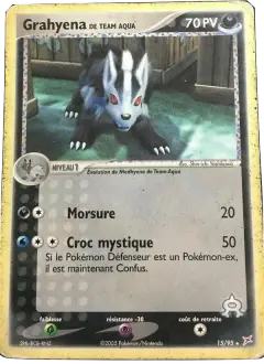 Grahyena de Team Aqua 15 · EX Team Magma vs Team Aqua