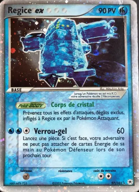 Regice ex 97 · EX Légendes Oubliées