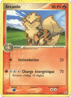 Arcanin 18 · EX Rouge Feu & Vert Feuille