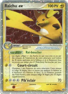 Raichu ex 97 · EX Émeraude