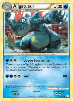 Aligatueur 20 · HeartGold SoulSilver