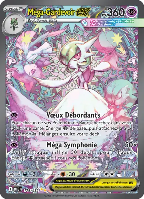 Méga-Gardevoir-ex 178/132 · Méga-Évolution