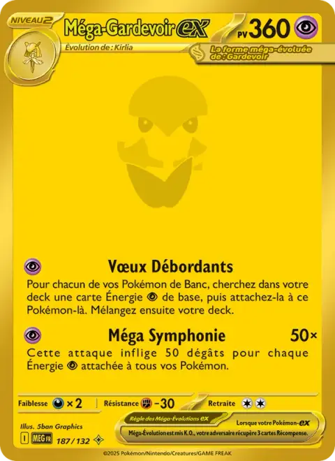 Méga-Gardevoir-ex 187/132 · Méga-Évolution