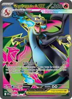 Méga-Dracaufeu X-ex 109/094 · Flammes Fantasmagoriques