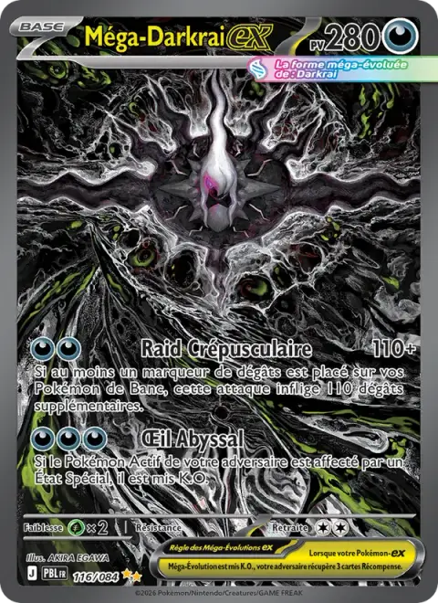 Méga-Darkrai-ex 116/120 · Nuit Noire