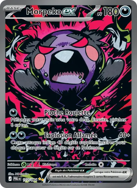 Morpeko-ex 117/120 · Nuit Noire