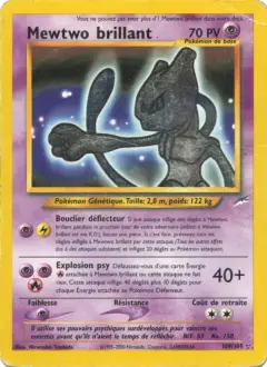 Mewtwo brillant 109/105 · Neo Destiny