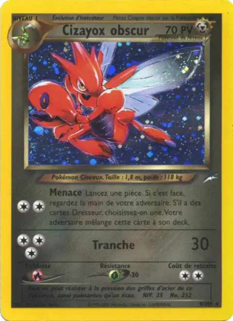 Cizayox obscur 9/105 · Neo Destiny
