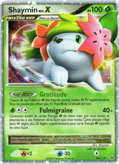 Shaymin 126/127 · Platine