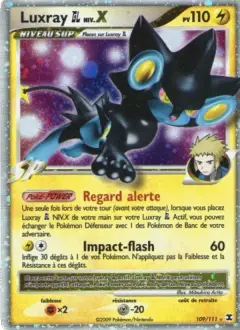Luxray GL NIV.X 109/111 · Rivaux Émergeants