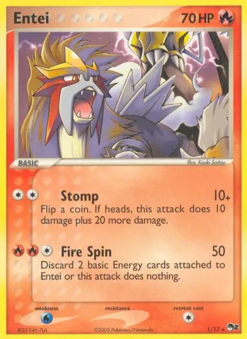 Entei 1/017 · POP Série 2