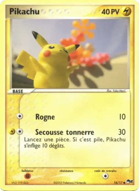 Pikachu 16/017 · POP Série 2
